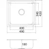 Кухонная мойка Oulin OL-203 Нержавеющая сталь