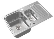 Врезная кухонная мойка Oulin OL-359S 80х50см нержавеющая сталь