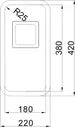 Мойка для кухни из нержавеющей стали Oulin Oulin OL-0361 square