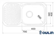 Мойка кухонная Oulin OL-307
