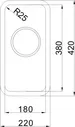 Мойка для кухни из нержавеющей стали Oulin Oulin OL-0361 round