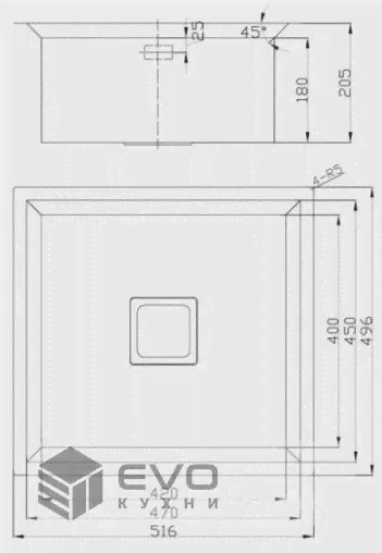Мойка Oulin OL-FU114-0