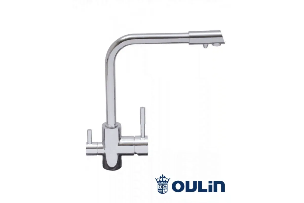 OULIN OL - 8073 сатин (двух аэраторный) с подключением фильтра для воды
