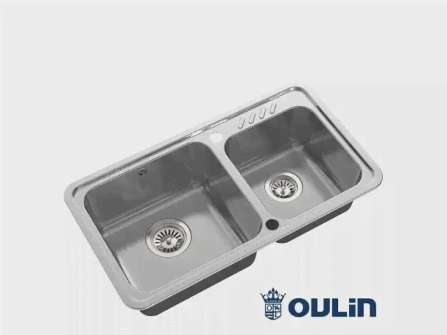 Стальная мойка Oulin OL-H9903-0